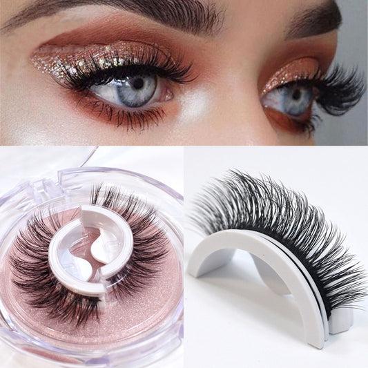 Self-adhesive Reusable Lashes With Natural Curl